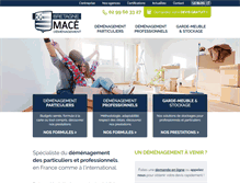 Tablet Screenshot of bretagne-mace-demenagement.com